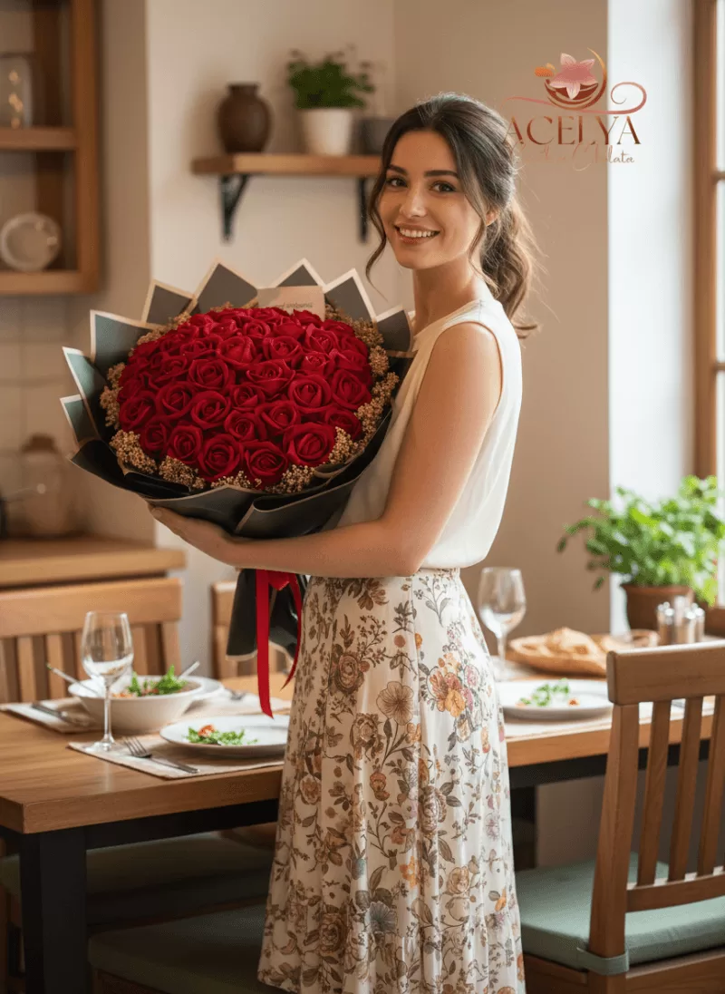 41’li Lüks Gül Buketi