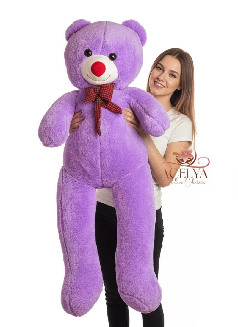 Mor Peluş Ayı