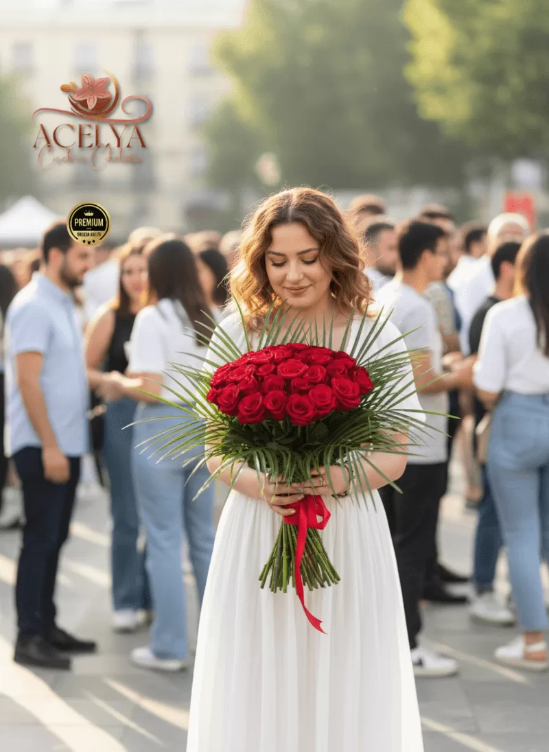 41 Kırmızı Gül Buketi – Premium Seri