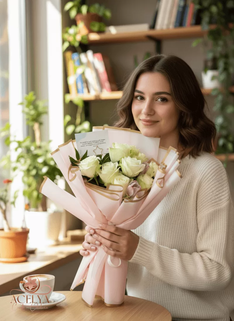 Soft Pembe Mini Gül Buketi