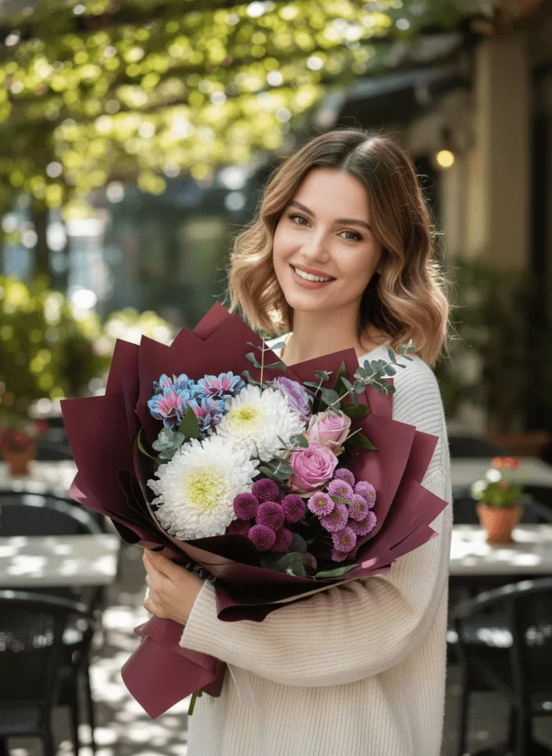 Renkli Bahar Buketi – Deluxe Aranjman