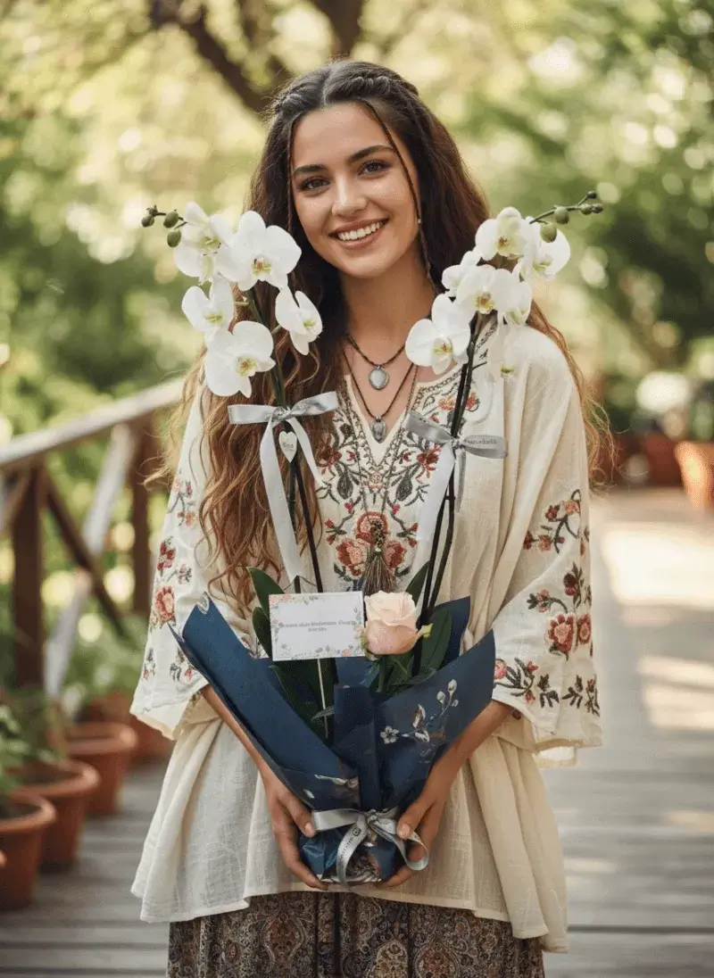 Orkide Aşkı Aranjmanı