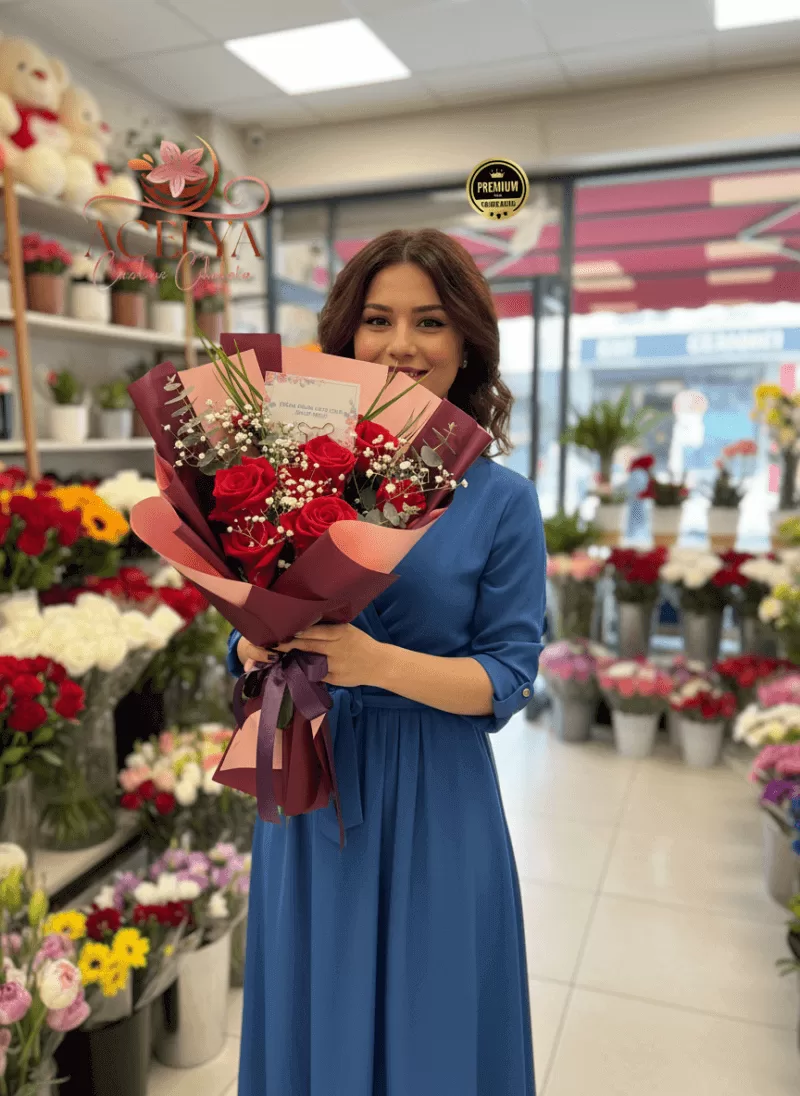 Kırmızı Gül Buketi