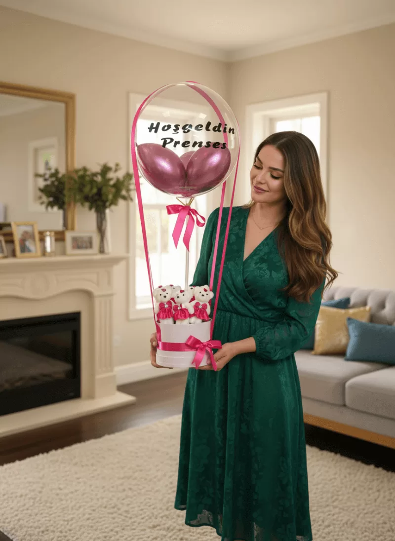 Hoşgeldin Prenses Balon Aranjman