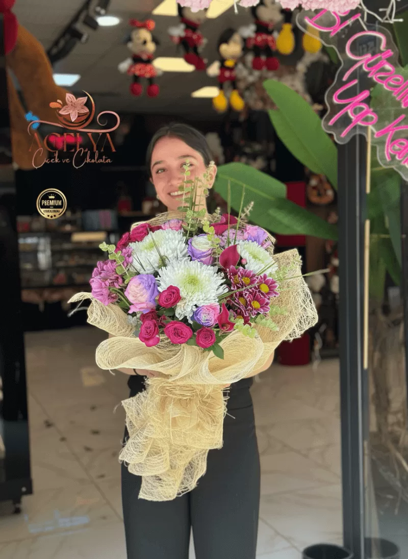 Altın File Büyülü Buket