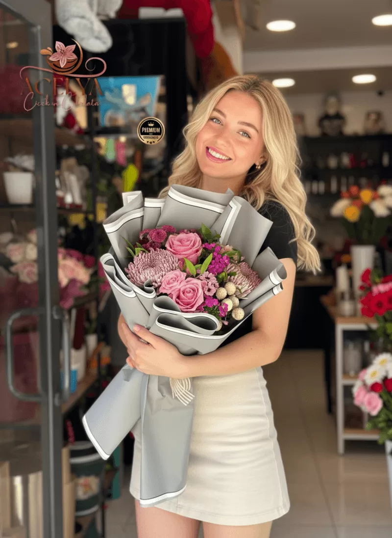 Gül Pembe Rüya Buketi