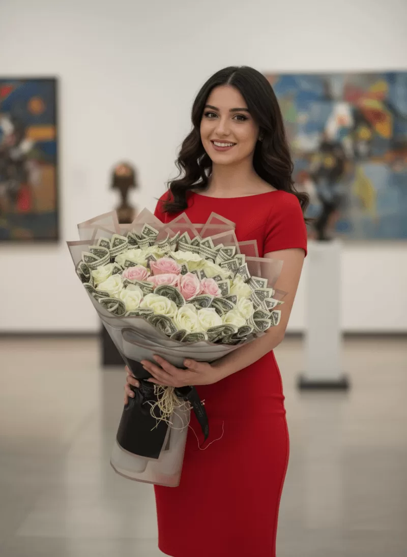 Zarafet Dolu Para Buketi