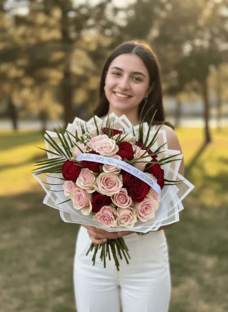 Kırmızı Pembe Gül