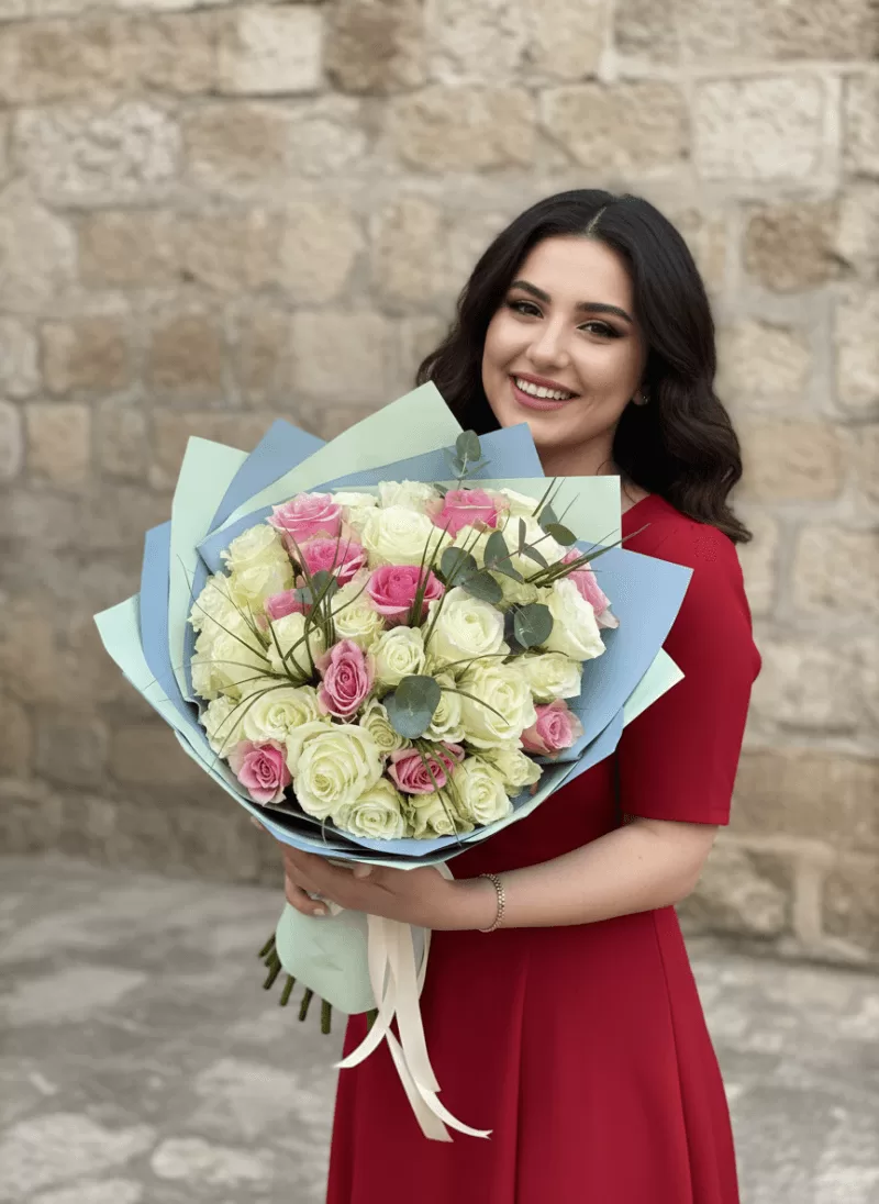 Pastel Güller Zarafet Buketi