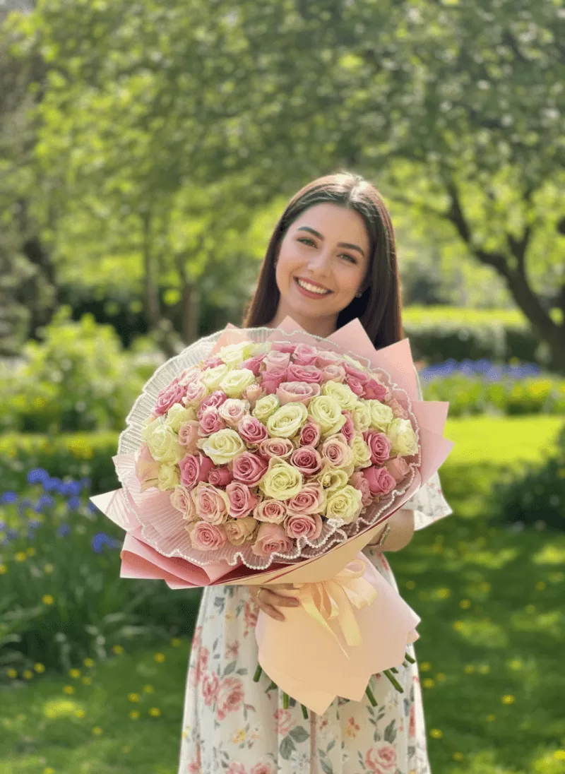 Pastel Gül Bahçesi (Özel Tasarım)