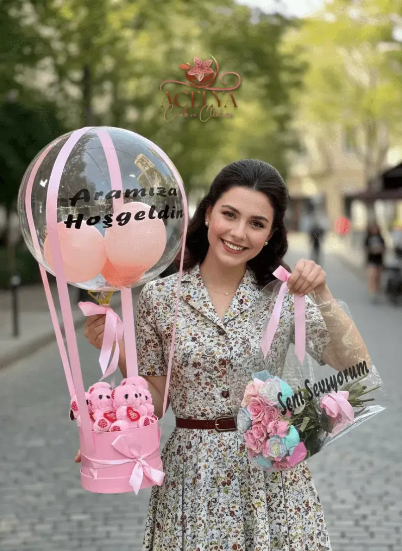 Hoş Geldin Balonlu Ayıcıklı Set