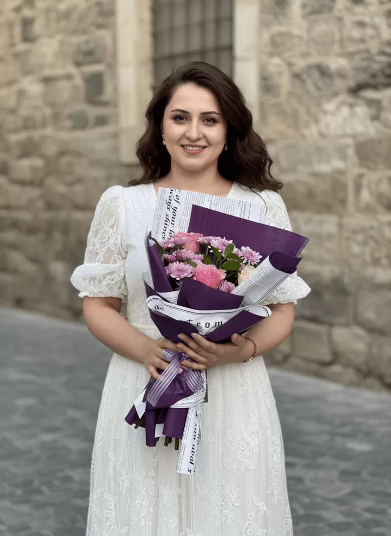 Mor Zarafet – Gazete Kağıdı Sarım Özel Buket