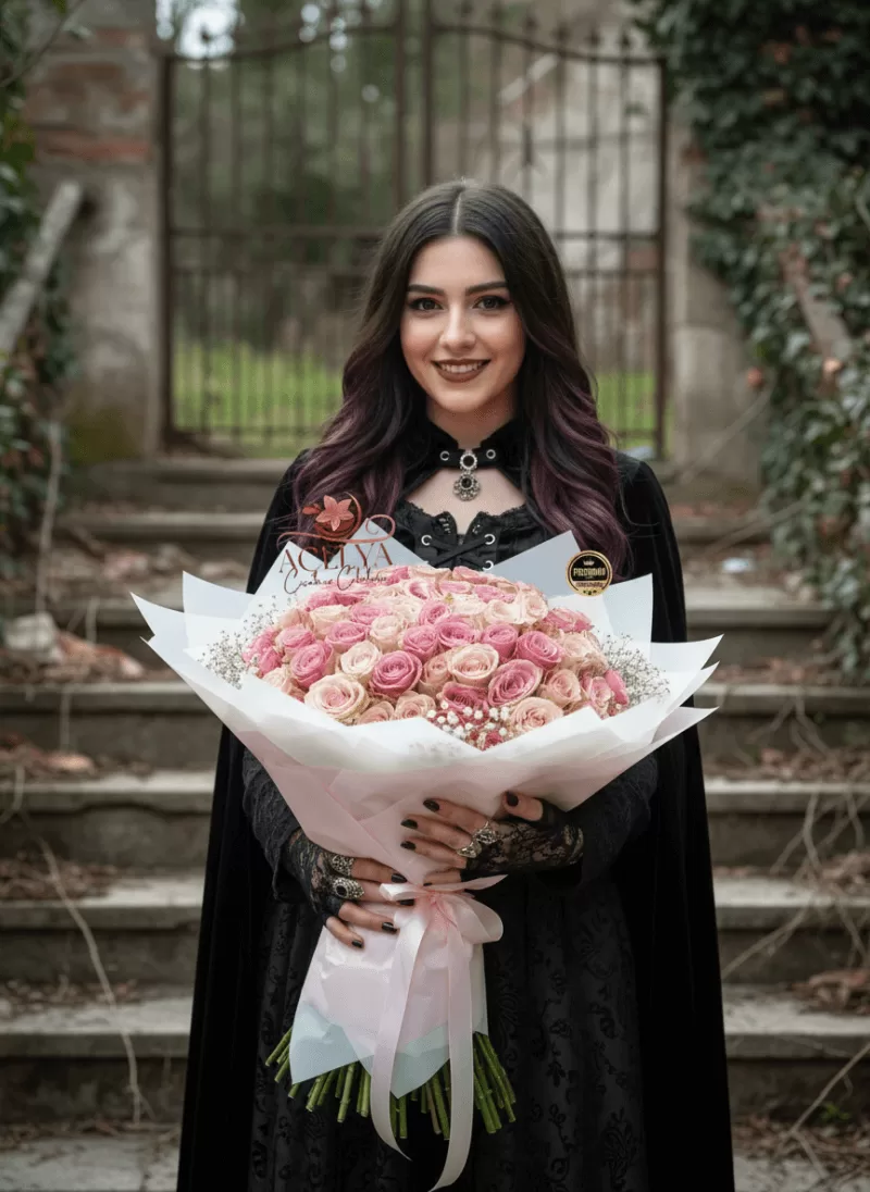 Pudra Gül Zarafeti Buketi