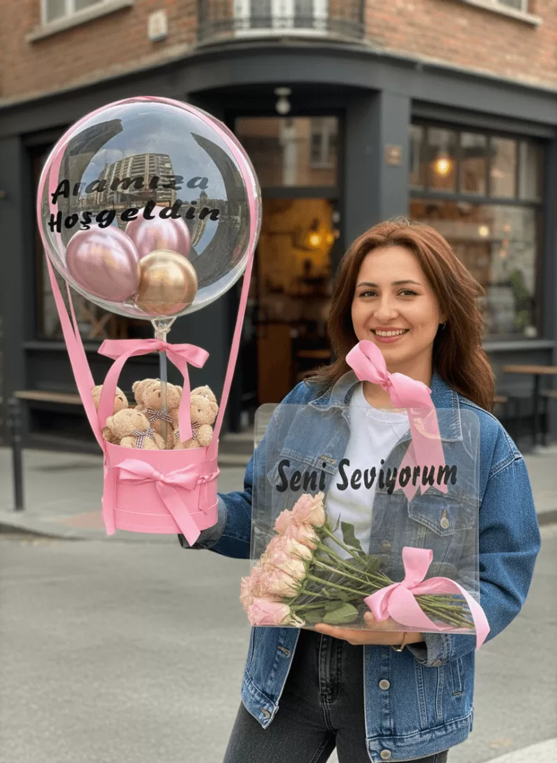 Aramıza Hoş Geldin – Balonlu Ayıcık Kutusu