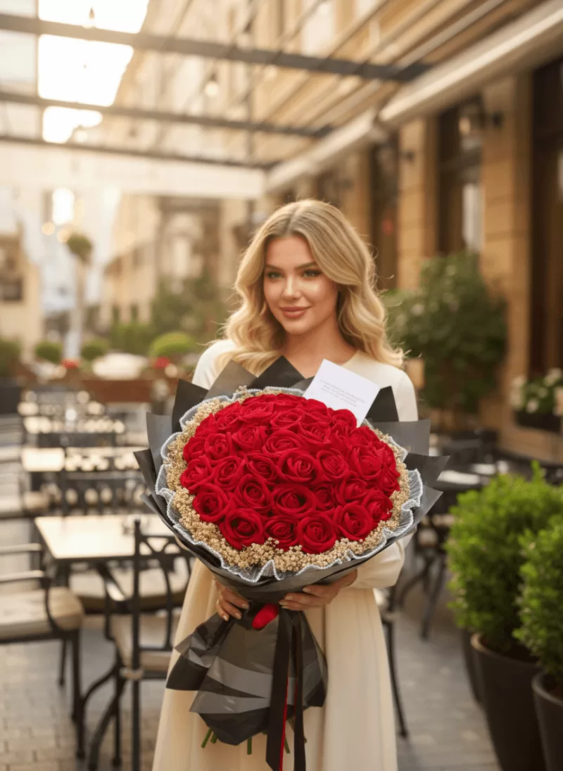 Kırmızı Gül – Deluxe Buket