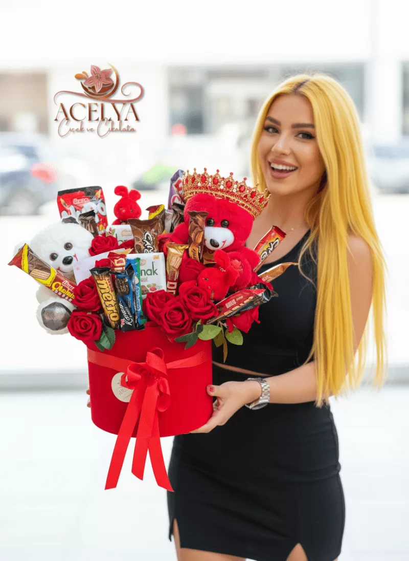Çikolata & Ayıcıklı Kutu – Love Box VIP