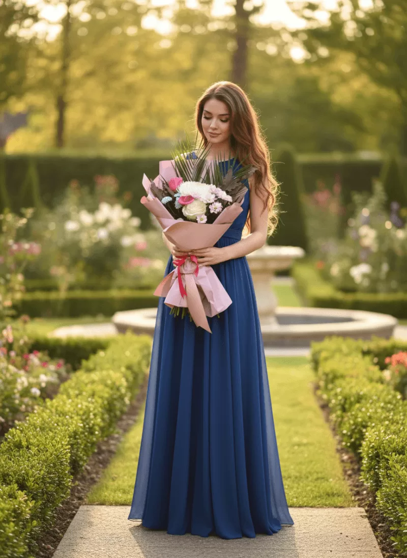 Gökyüzü Bahçesi – Pembe Mavi Buket