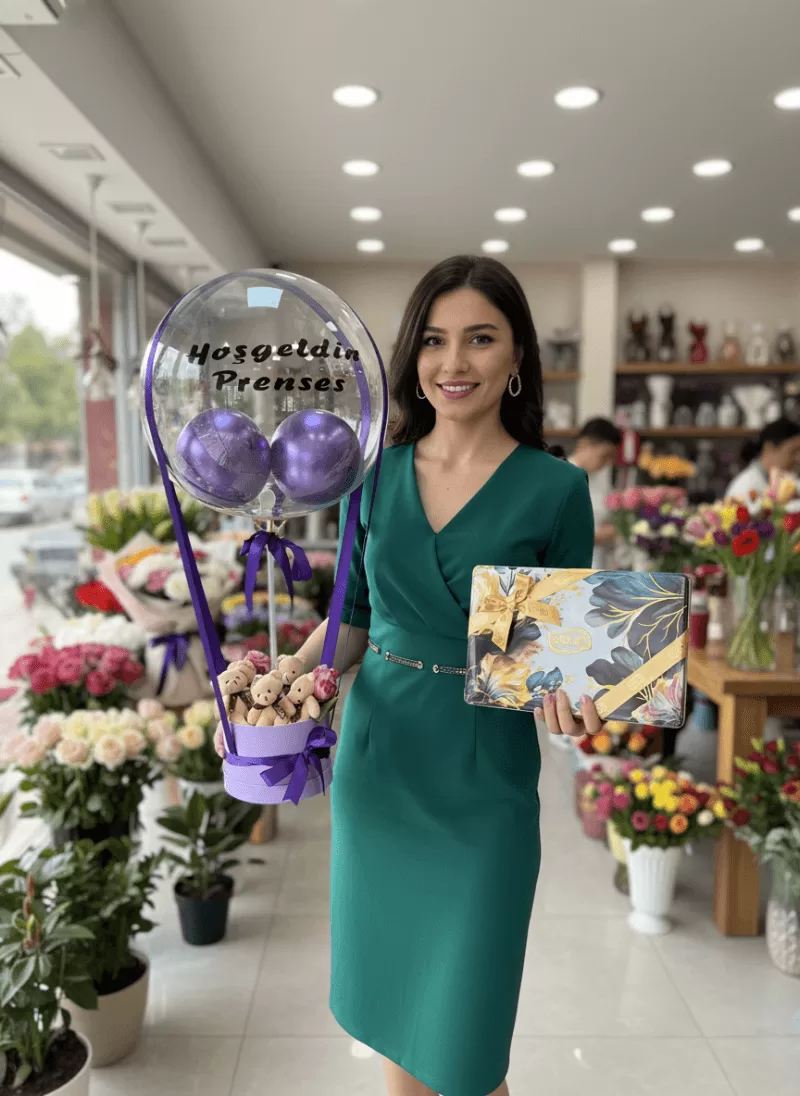 Hoşgeldin Prenses Balon Kutusu