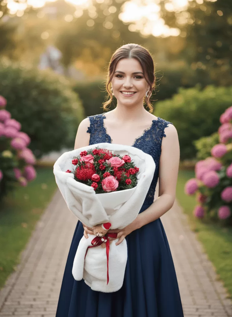 Kış Masalı Soft Kokina  Buket