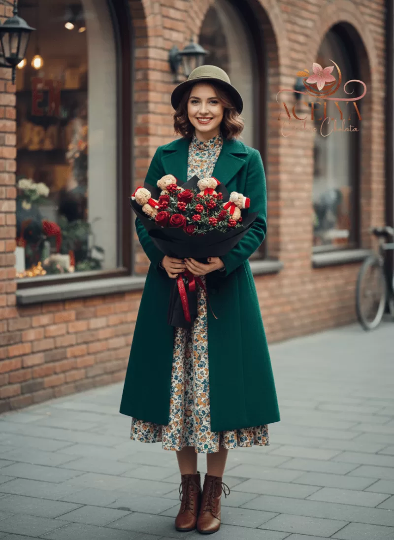 Ayıcıklı Kokina Buketi