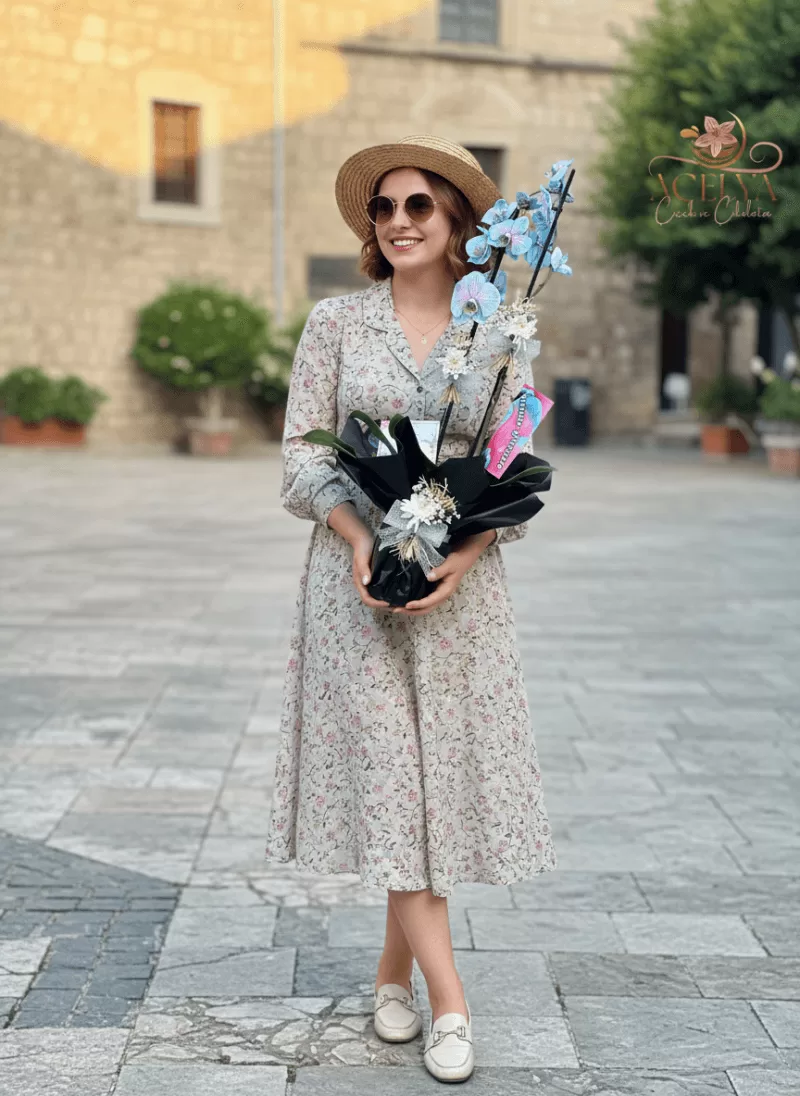 Mavi Orkide Zarafeti