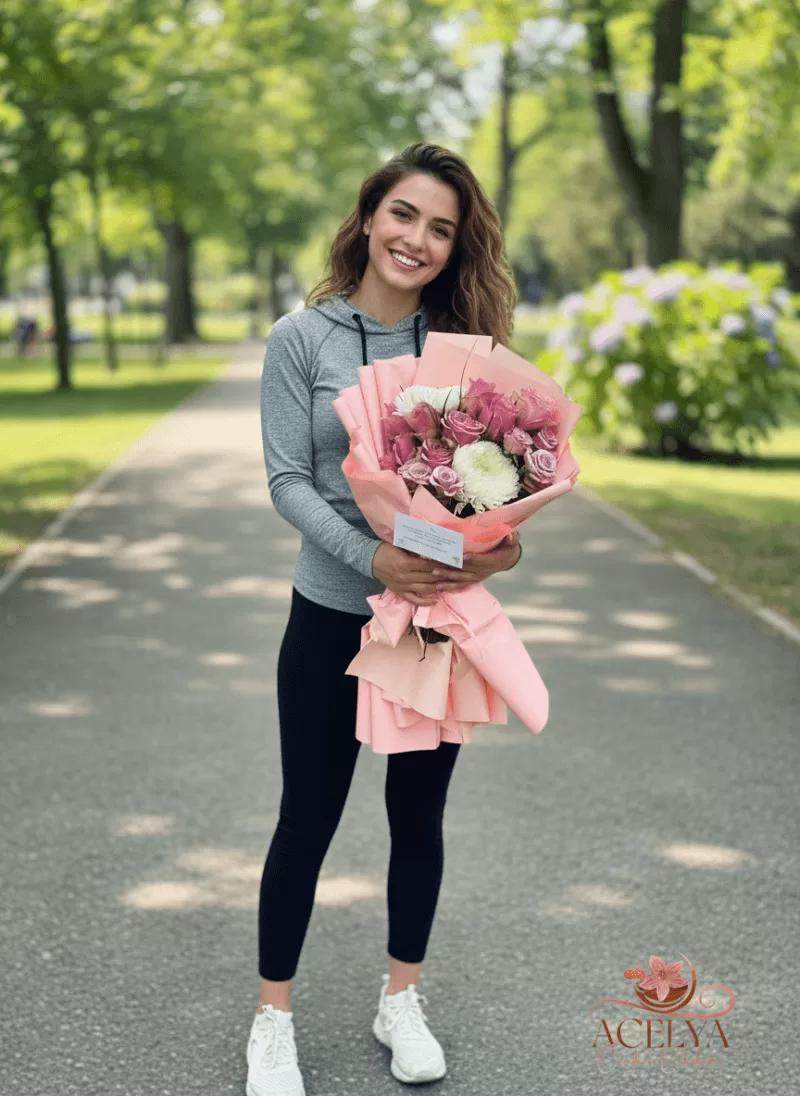 Pudra Bahar Gül Buketi