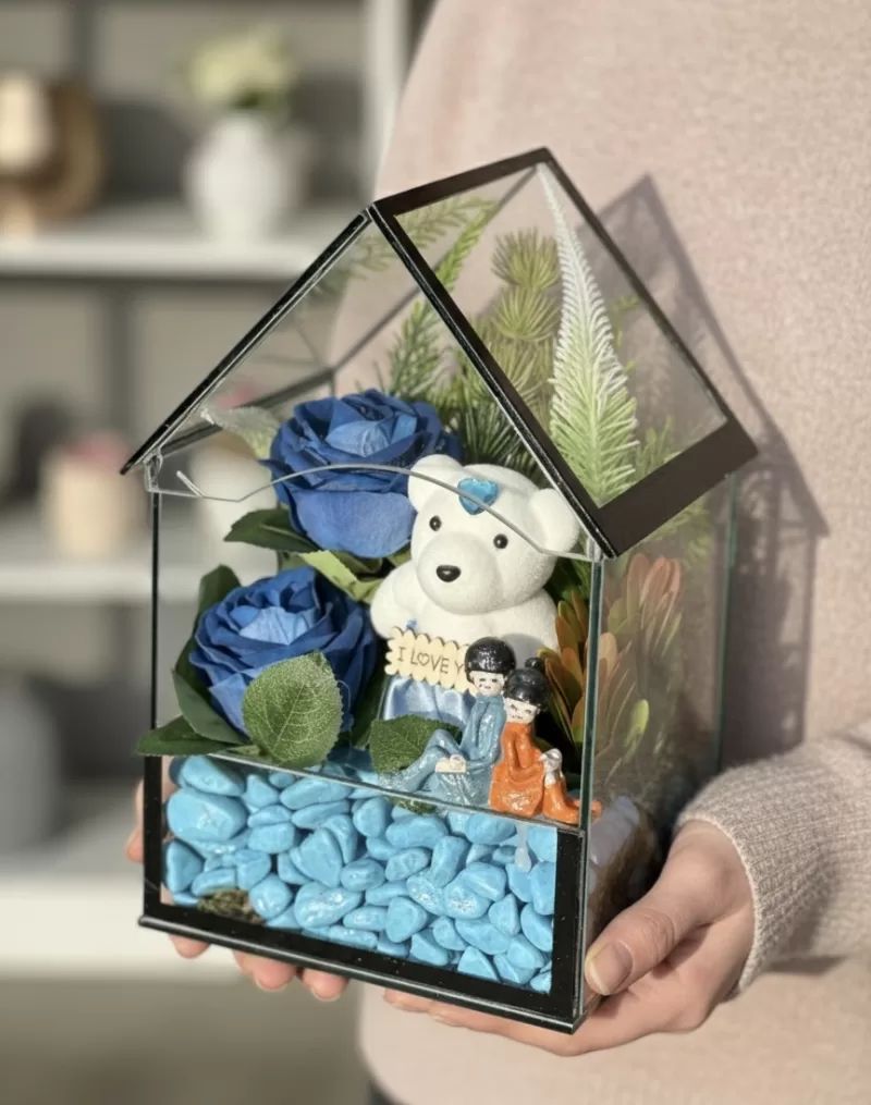 Mini Masal Cam Ev Teraryum Tasarımı