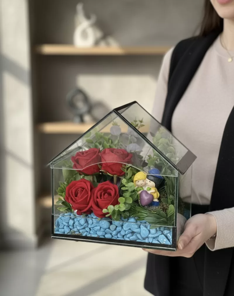 Aşk Evi Cam Teraryum Tasarımı