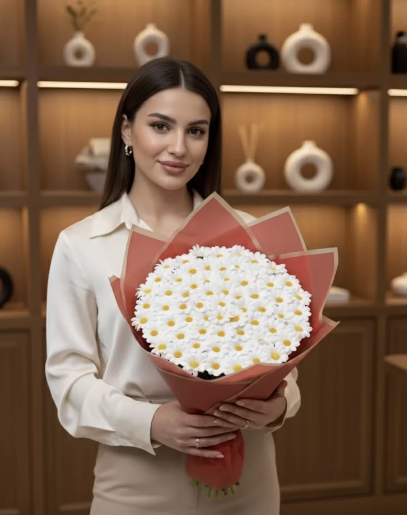 Papatya Buketi Yapay