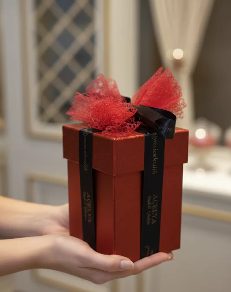 Kalp Çikolata Premium Hediye Kutusu