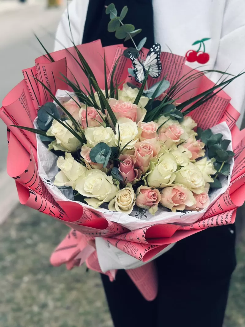 Pastel Gül Rüyası Buketi