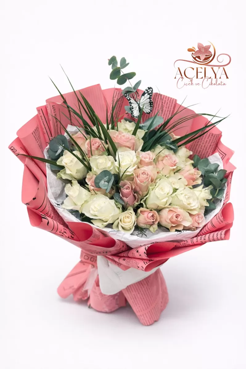 Pastel Gül Rüyası Buketi