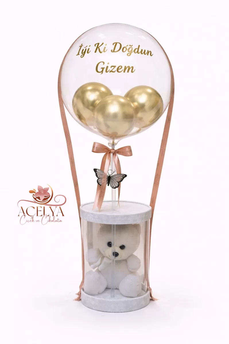 Doğum Günü Ayıcık Balon Aranjmanı