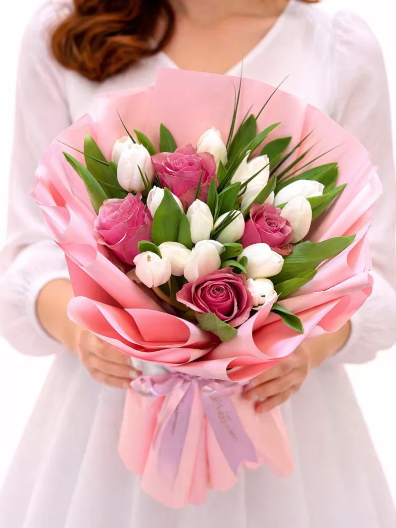 Lale & Gül Karışık Romantik Buket 