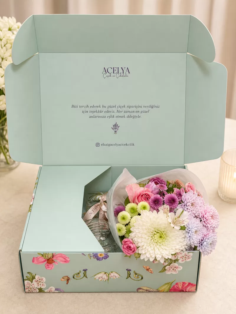 Açelya Deluxe Çiçek ve Hediye Seti