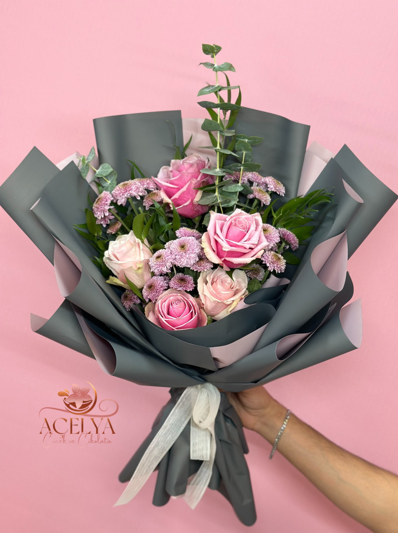 Pembe Düşler Buketi 
