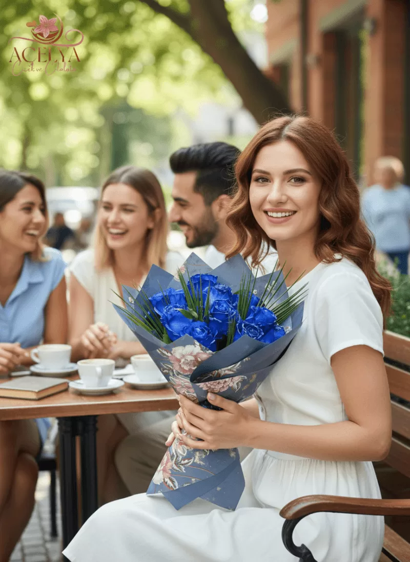 Mavi Gül Şıklığı