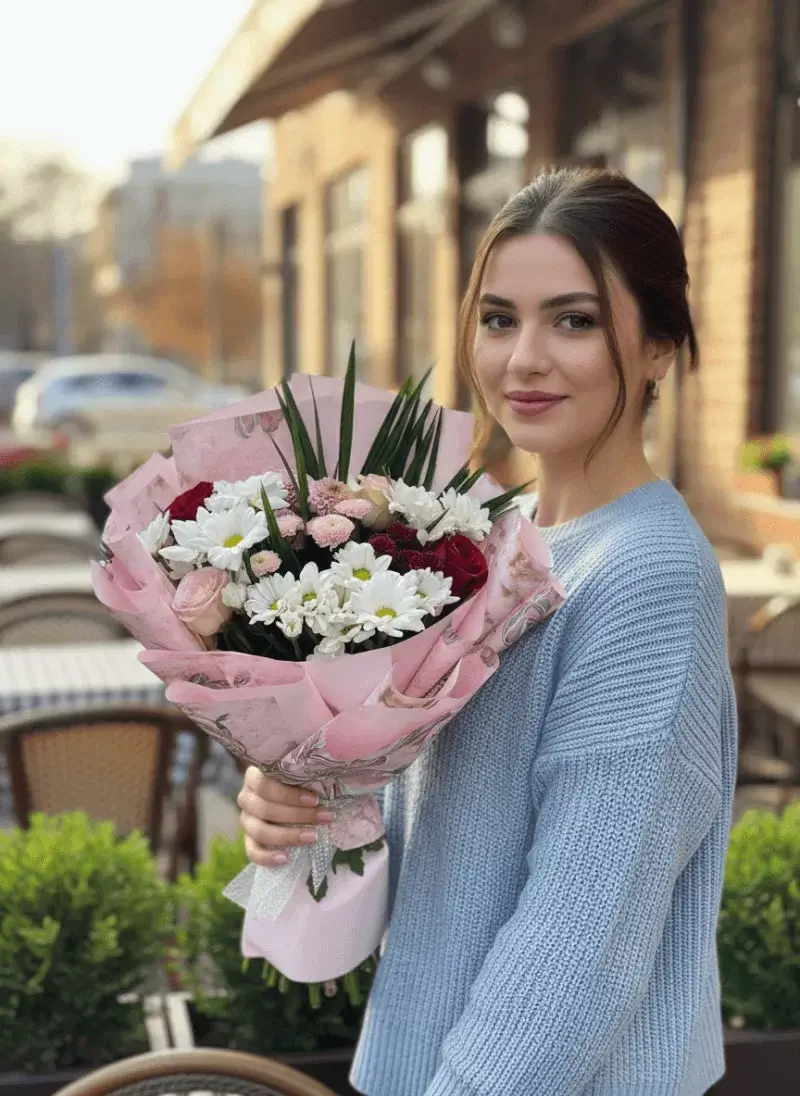 Dış Mekan Soft Pembe Buket